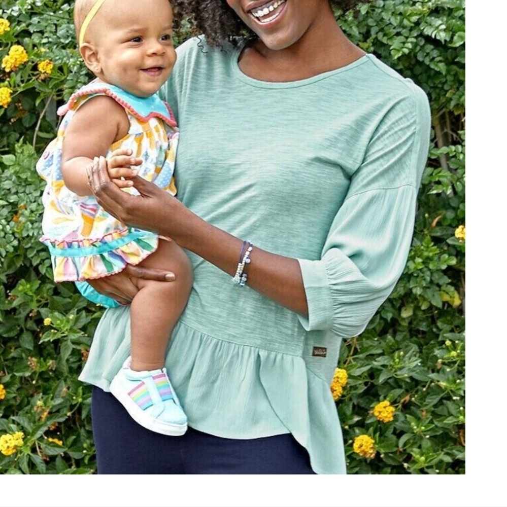 Matilda Jane Teal top Small